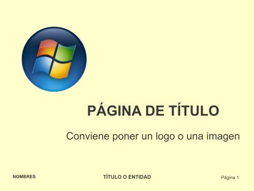 Modelo presentacion