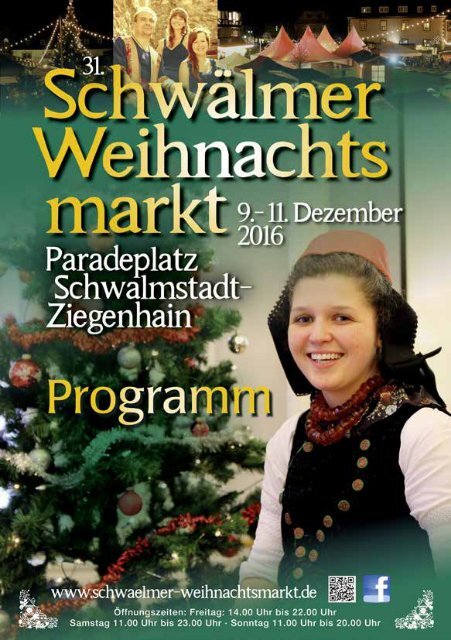 Das Programm zum 31. Schwälmer Weihnachtsmarkt