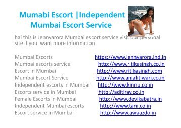 Mumabi Escort and bangalore escort