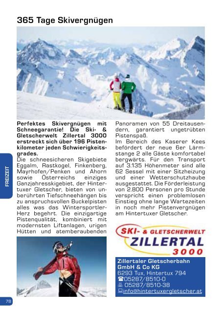  gfiarig Ausgabe43 November 2016 - Das Zillertal