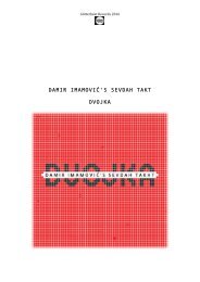 DAMIR IMAMOVIĆ'S SEVDAH TAKT - DVOJKA press book