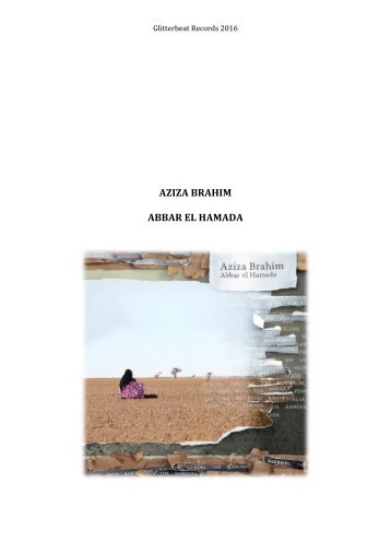 AZIZA BRAHIM - ABBAR EL HAMADA PRESS BOOK 