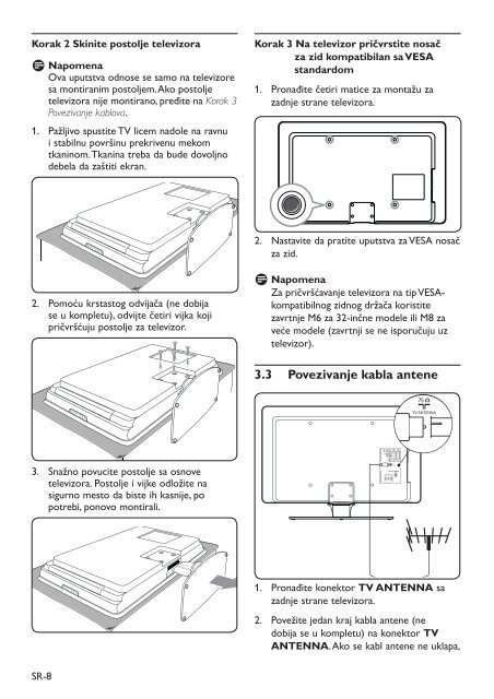 Philips TV LCD - Mode d&rsquo;emploi - SRP