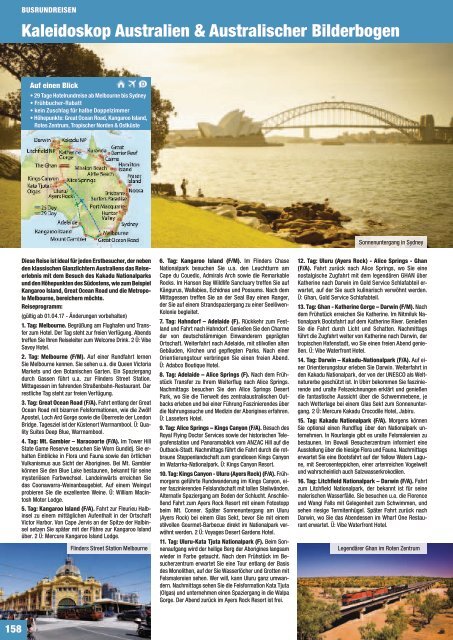 Reisekatalog Australien