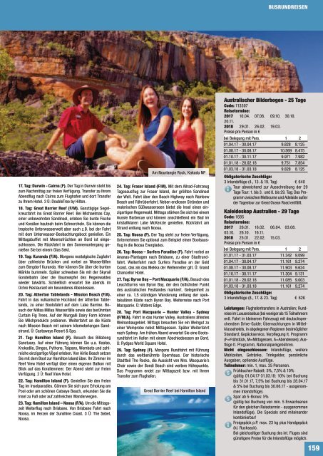 Reisekatalog Australien