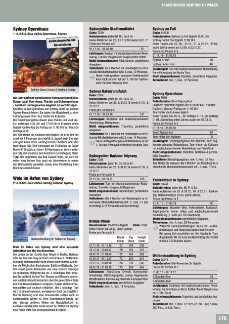 Reisekatalog Australien