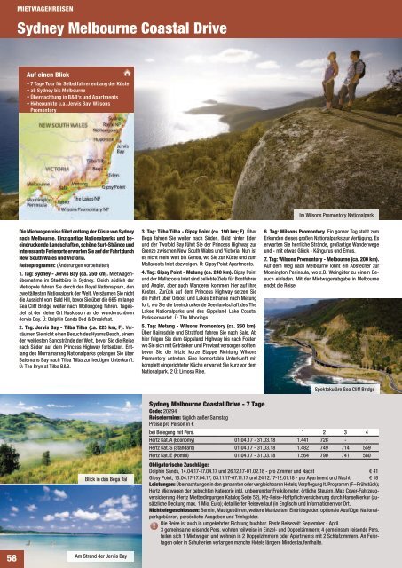 Reisekatalog Australien