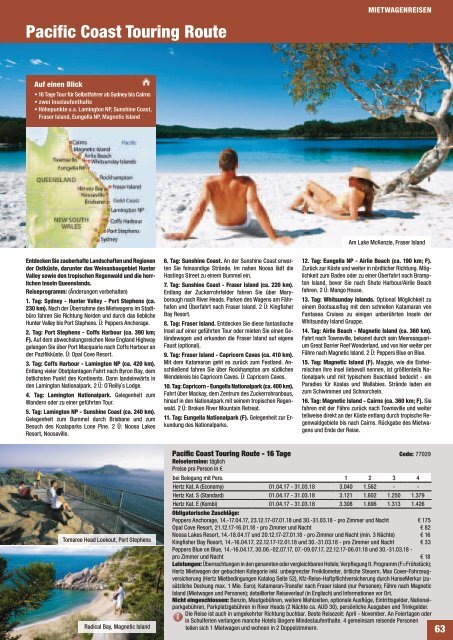 Reisekatalog Australien