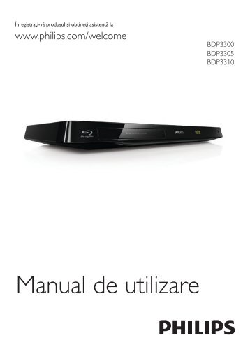 Philips 3000 series Lecteur Blu-ray / DVD - Mode dâemploi - RON