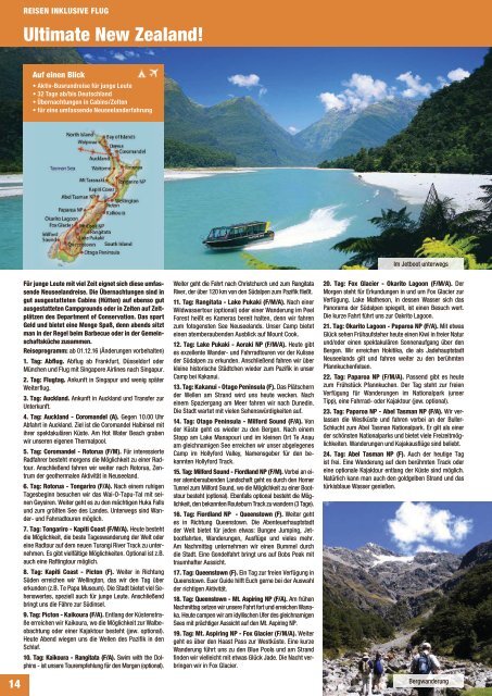 Reisekatalog Neuseeland