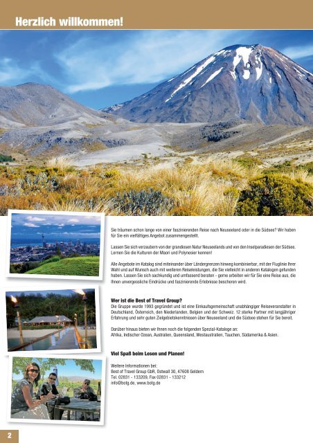 Reisekatalog Neuseeland