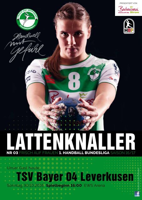 Lattenknaller 03 30 10 2016 Saison 2016 17 Frisch Auf Frauen