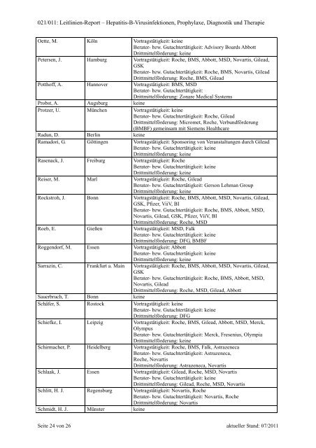 Leitlinien-Methodenreport - AWMF