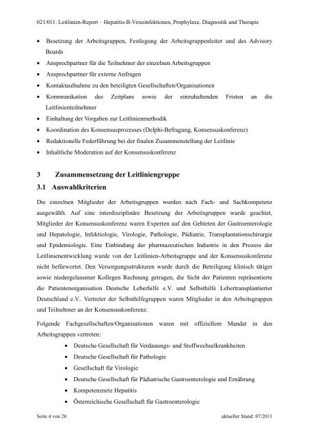 Leitlinien-Methodenreport - AWMF