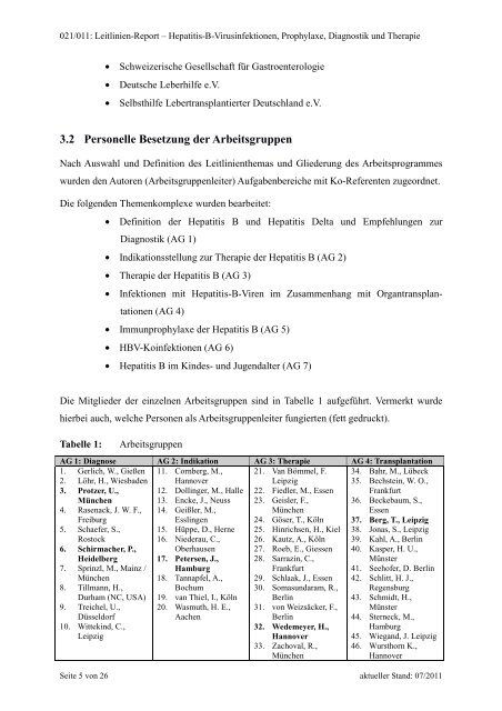 Leitlinien-Methodenreport - AWMF