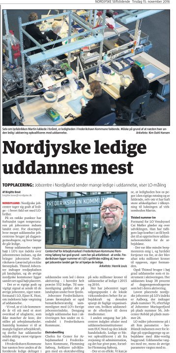 "Nordjyske ledige uddannes mest" - Nordjyske