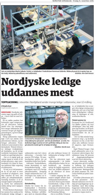 "Nordjyske ledige uddannes mest" - Nordjyske