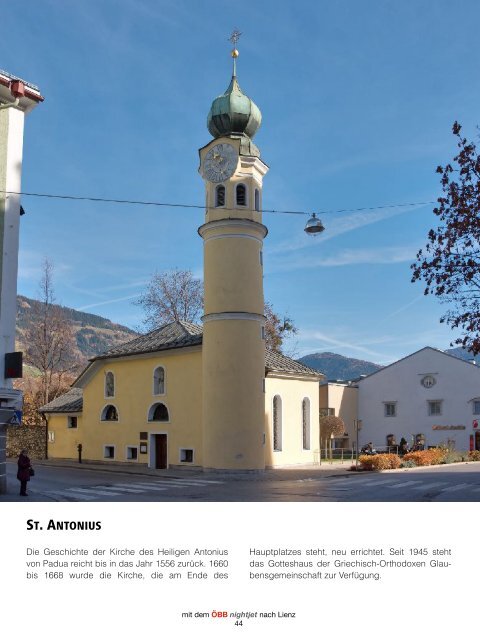 Lienz-Osttirol mit den ÖBB