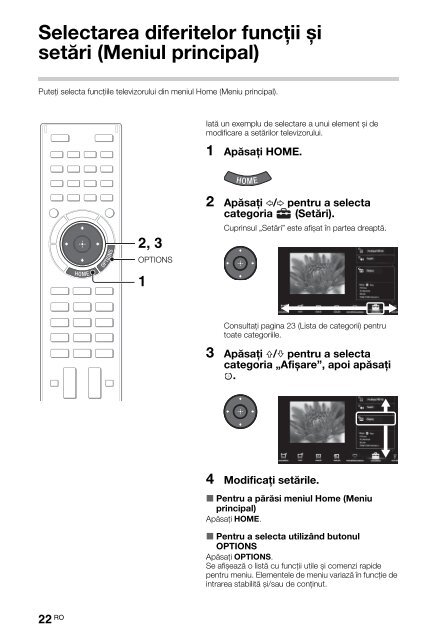 Sony KDL-46HX757 - KDL-46HX757 Istruzioni per l'uso Rumeno