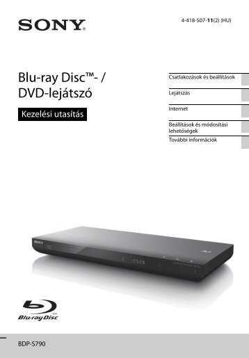 Sony BDP-S790 - BDP-S790 Istruzioni per l'uso Ungherese