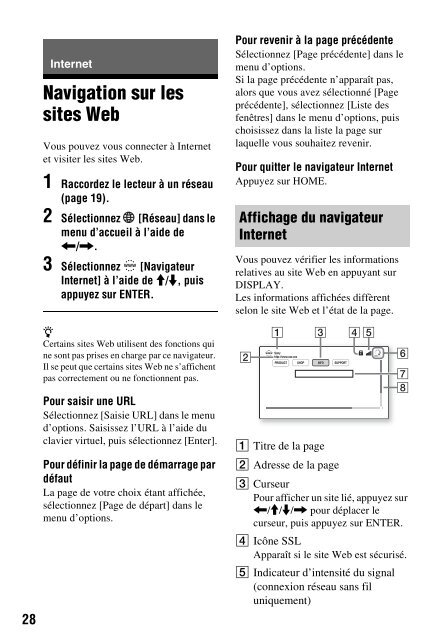 Sony BDP-S790 - BDP-S790 Istruzioni per l'uso Francese