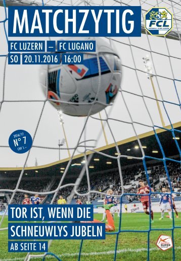 FC LUZERN MATCHZYTIG N°7 16/17 (RSL 15)