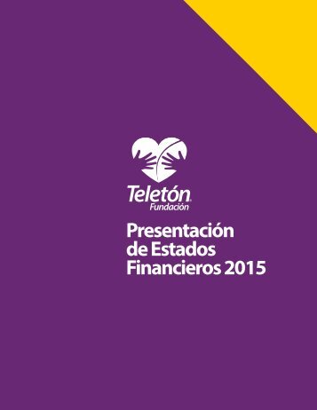 Presentación de Estados Financieros 2015