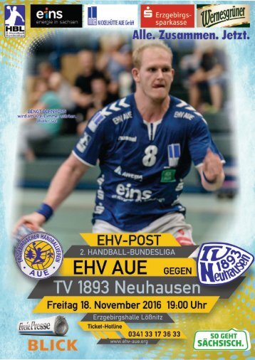 EHV Post EHV Aue gegen TV 1893 Neuhausen