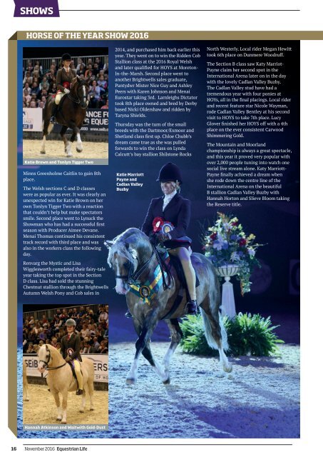 Equestrian Life November 2016 Edition