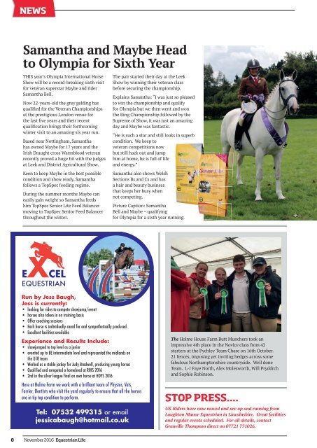 Equestrian Life November 2016 Edition