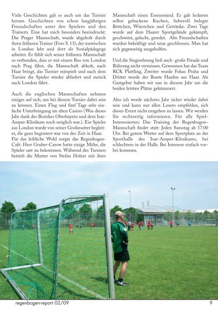 Sport - ein Heilmittel - Regenbogen Report