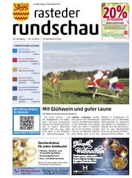 rasteder rundschau, Ausgabe Dezember 2016