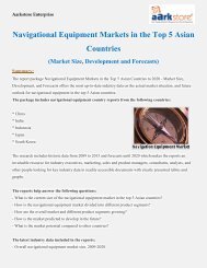 Navigational Equipment Markets in the Top 5 Asian Countries