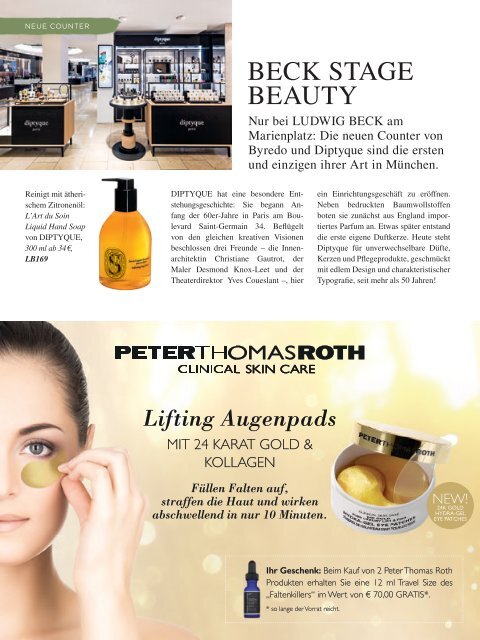 LUDWIG Beauty Herbst / Winter 2016