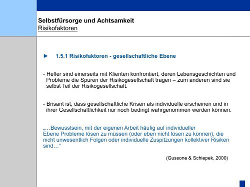 Selbstfürsorge und Achtsamkeit - Bildungswerk Irsee