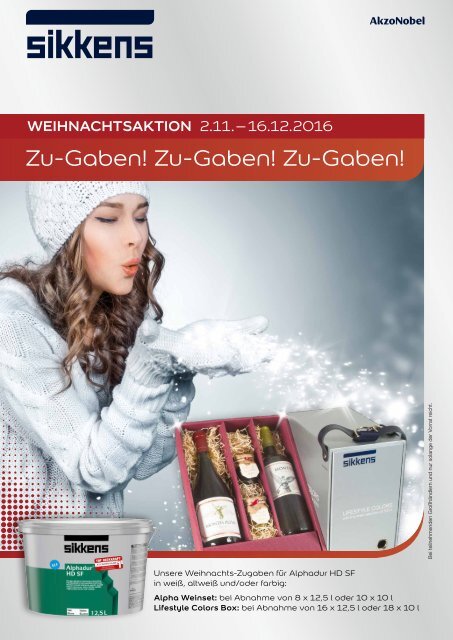 Alphadur Weihnachtsaktion