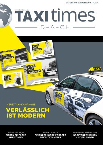 Taxi Times D-A-CH Oktober/November 2016
