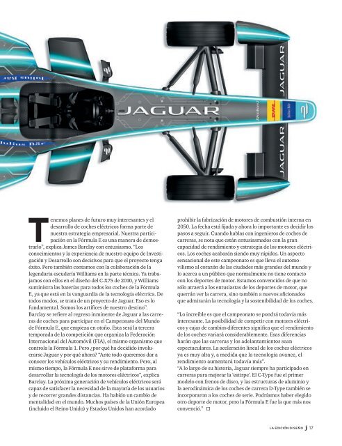 Jaguar Magazine DESIGN – Spanish