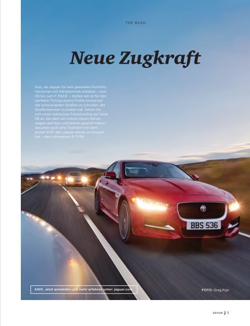 Jaguar Magazine DESIGN – German