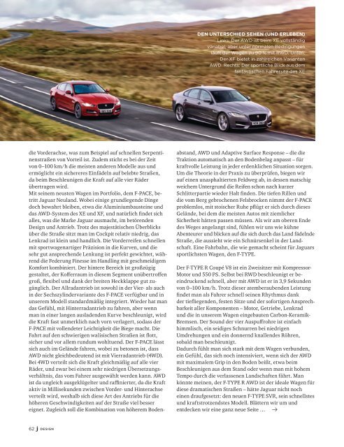 Jaguar Magazine DESIGN – German