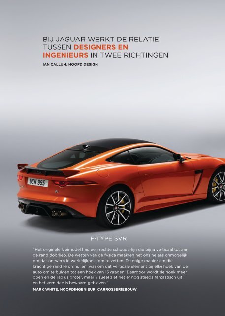 Jaguar Magazine DESIGN – Dutch