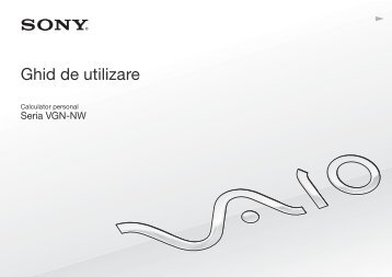 Sony VGN-NW20EF - VGN-NW20EF Istruzioni per l'uso Rumeno