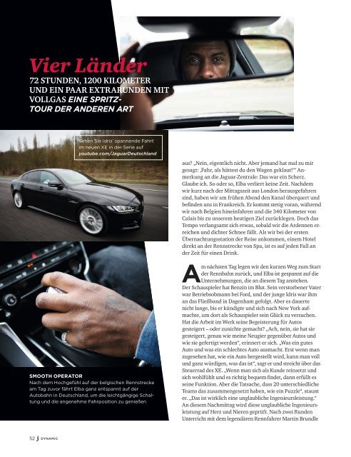 Jaguar Magazine DYNAMIC – German Retail