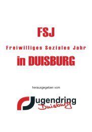 Freiwilligen Sozialen Jahr (FSJ) in Duisburg - Jugendring Duisburg