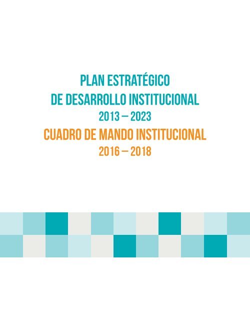 Plan Estrategico de Desarrollo Institucional