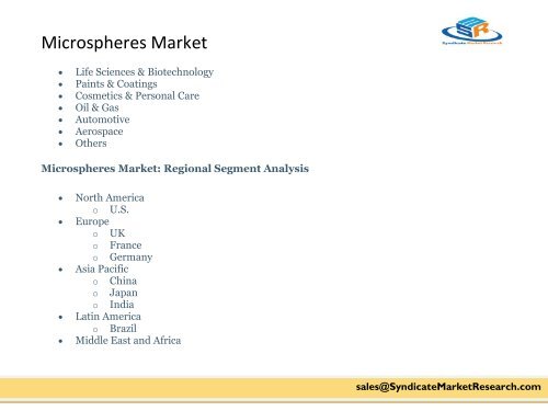 Microspheres Market