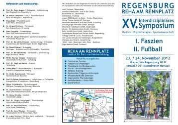 XV. Symposium - Reha am Rennplatz