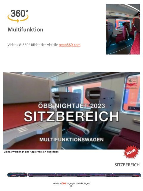 Bologna mit den ÖBB