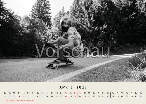 Longboardkalender 2017