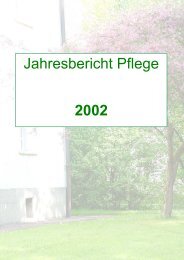 Jahresbericht 2002 - Bezirkskrankenhaus Günzburg